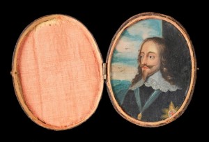 Charles I miniature portrait