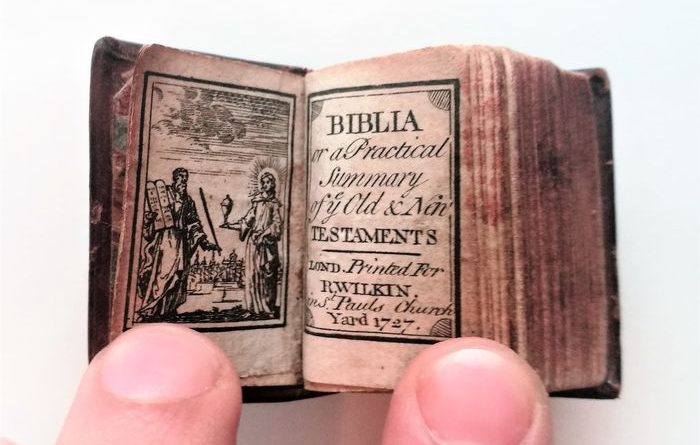 The Worlds Smallest Bible sold at auction in 2017