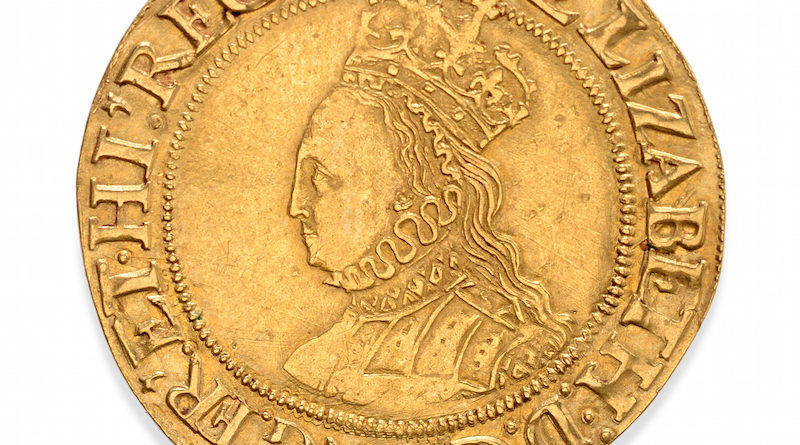 Elizabeth I gold coin