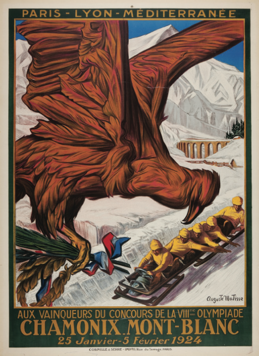 The first Winter Olympics poster