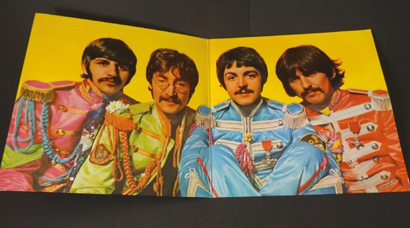 The Beatles' Sgt Pepper's Lonely Hearts Club Band gatefold LP cover