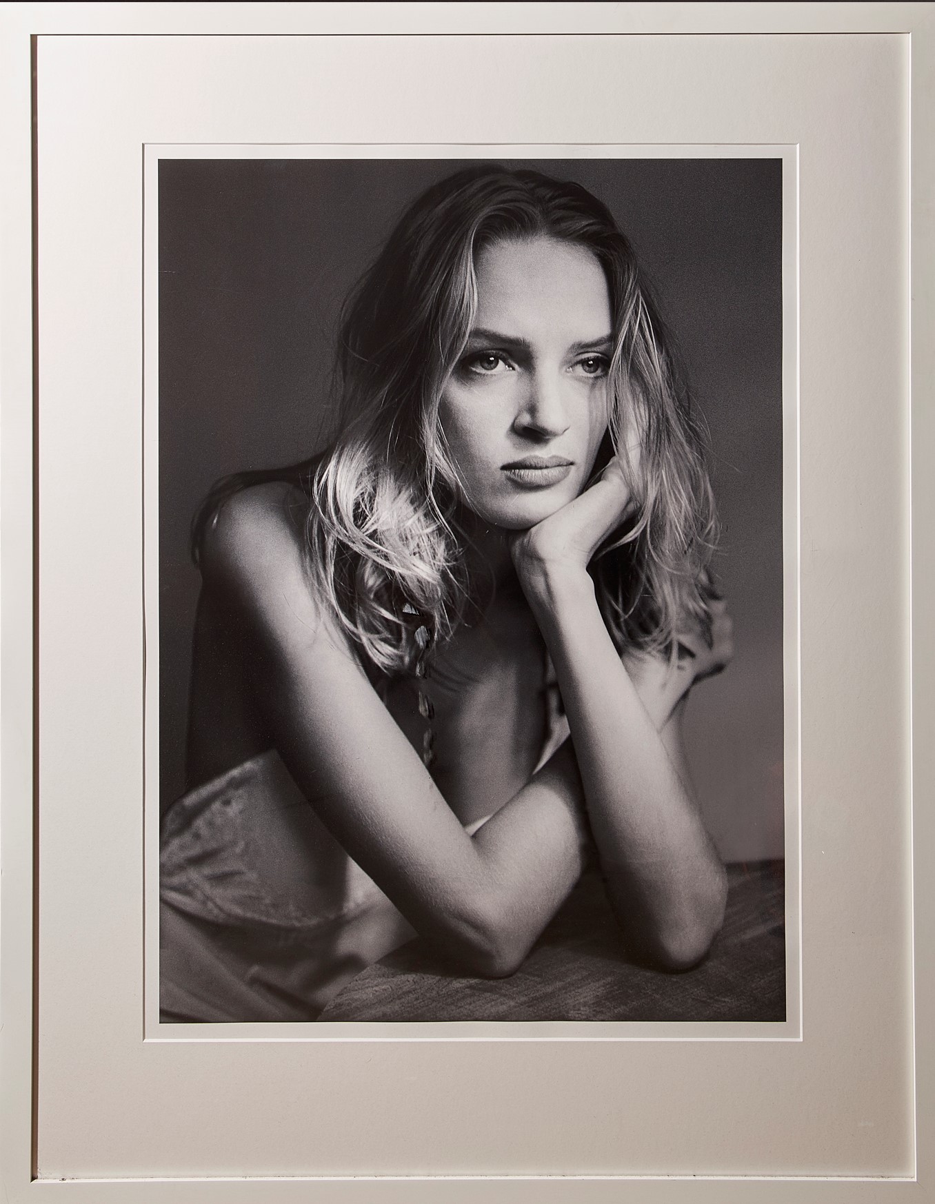 A photograph of Uma Thurman