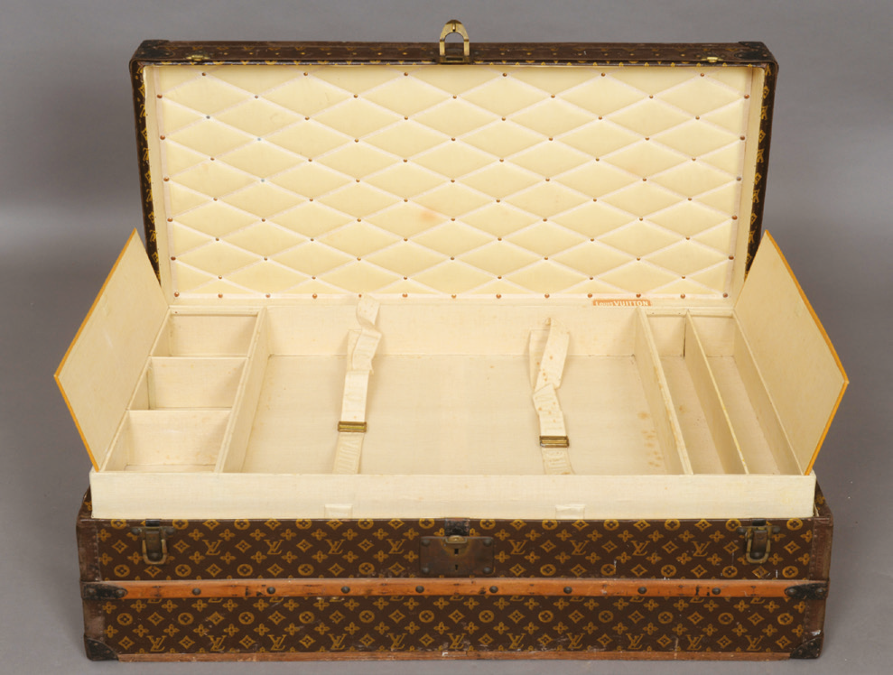Sold at Auction: Goyard Vendome Jewelry Case Hard Sided Travel Trunk Ring  Watch Storage Box
