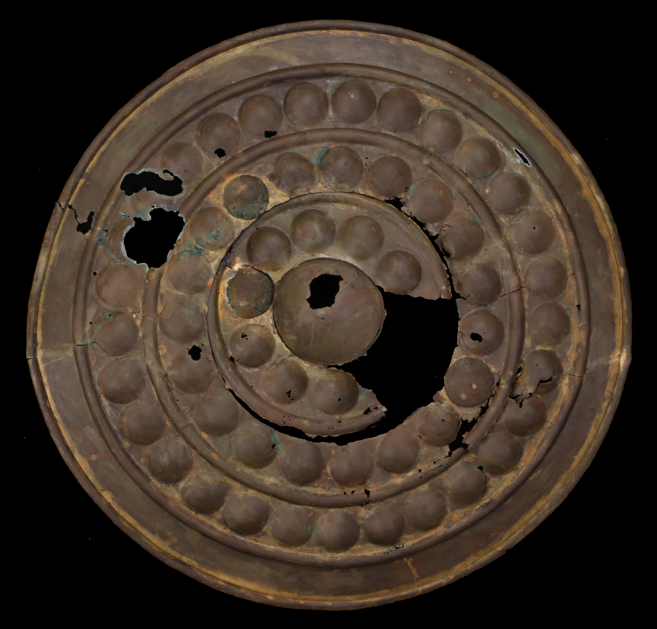 The bronze age shield in Bishop & Miller's auction