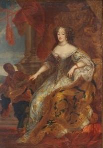 A full-length portrait of a noblewoman is thought to be of Maria Giovanna Battista of Savoy-Nemours (1644-1724), circle of Charles Dauphin (estimate: £5,000-8,000