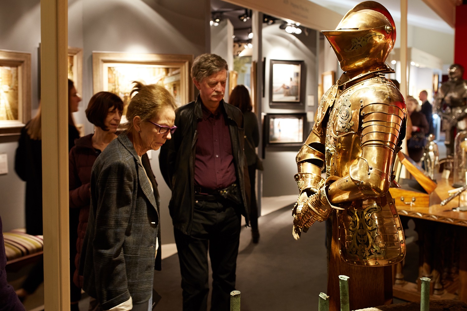 Visitors to the BADA Fair