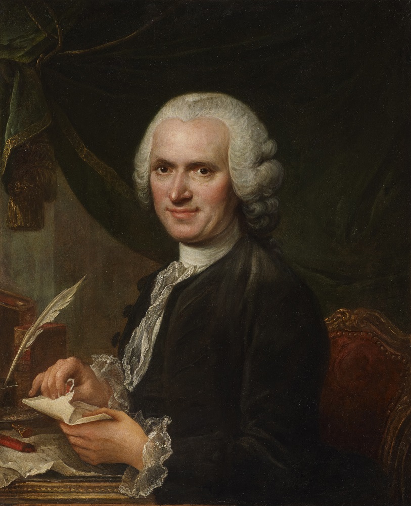 Portrait of Jean-Jacques Rousseau in auction