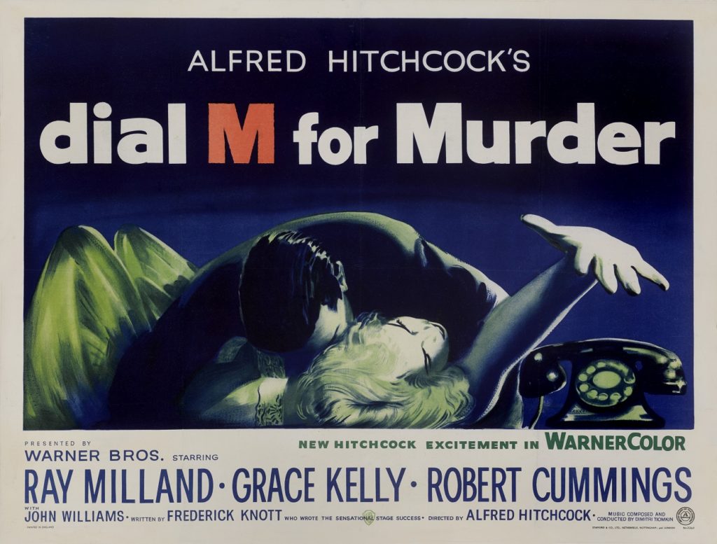 Dial M for Murder vintage film poster