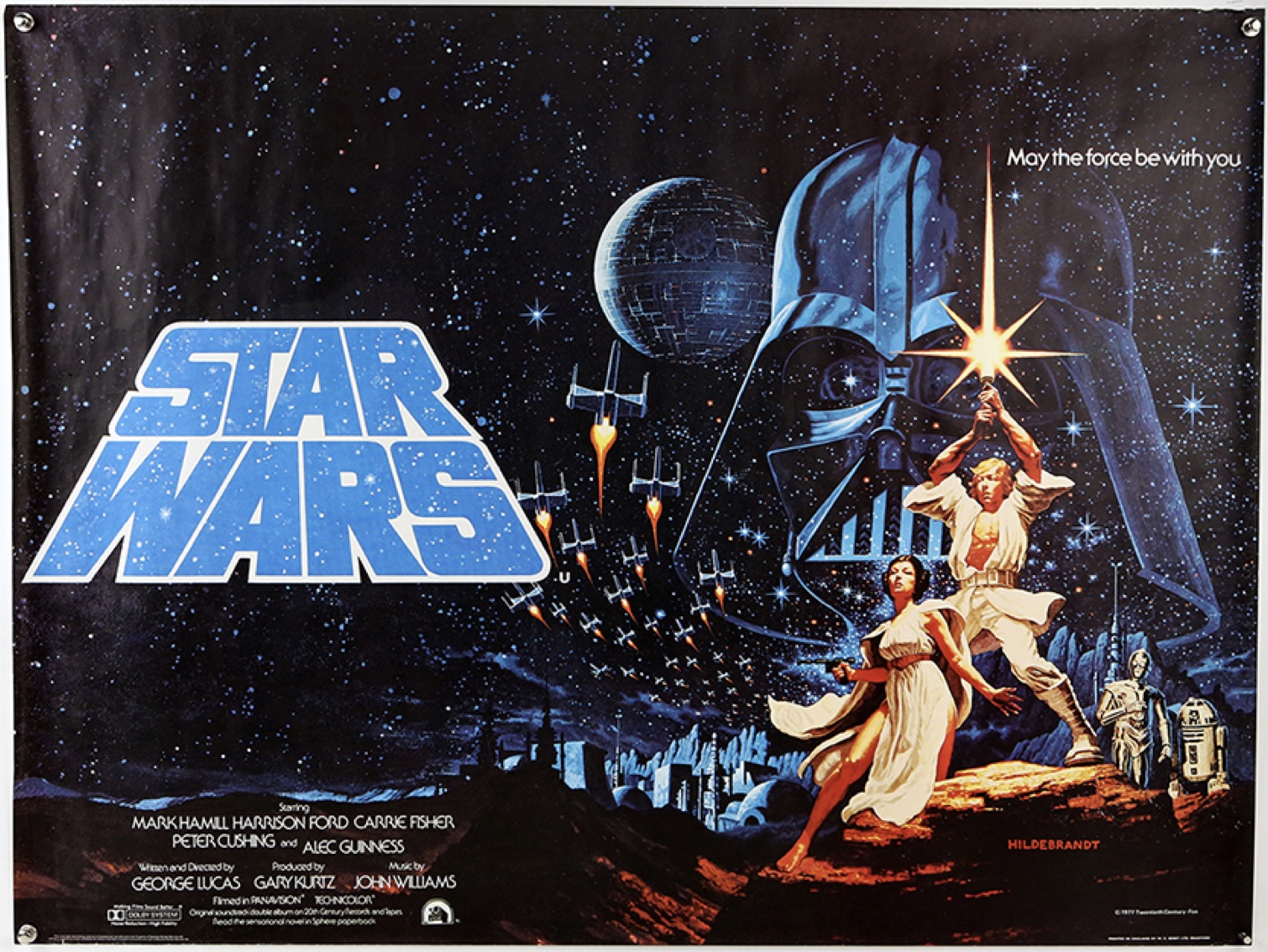 Star Wars vintage film poster 