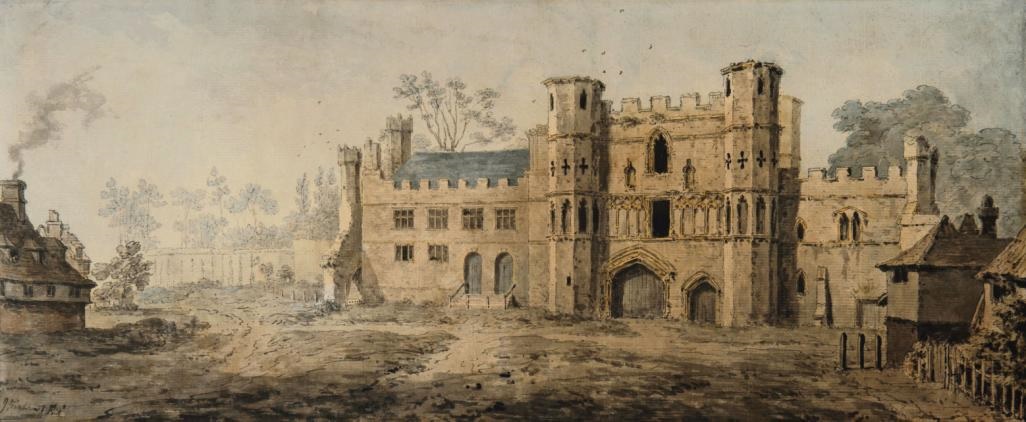 Abbey Gatehouse, Battle Abbey, Sussex' by John Inigo Richards