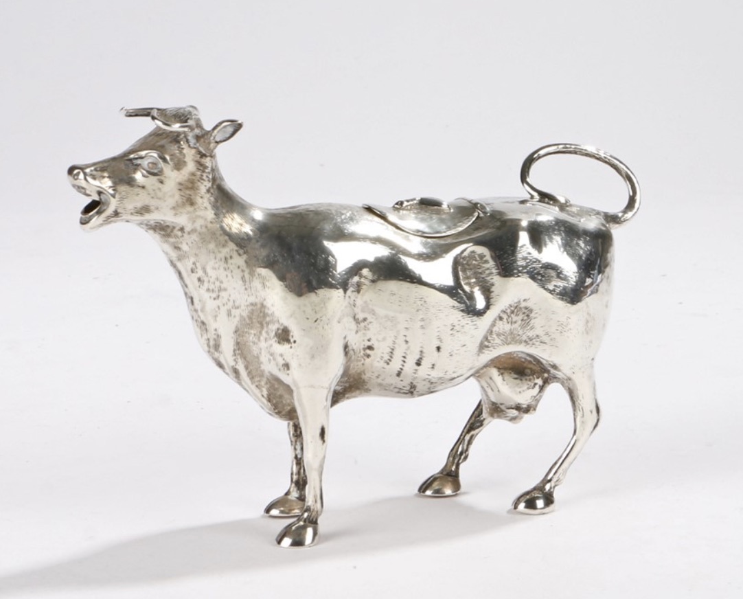 George III silver cow creamer 