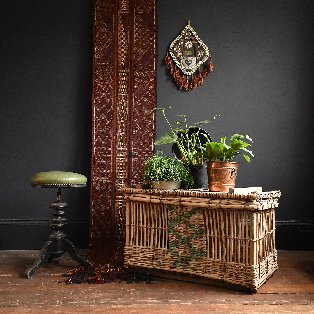 An antique wicker chest in Rag & Bone Bristol