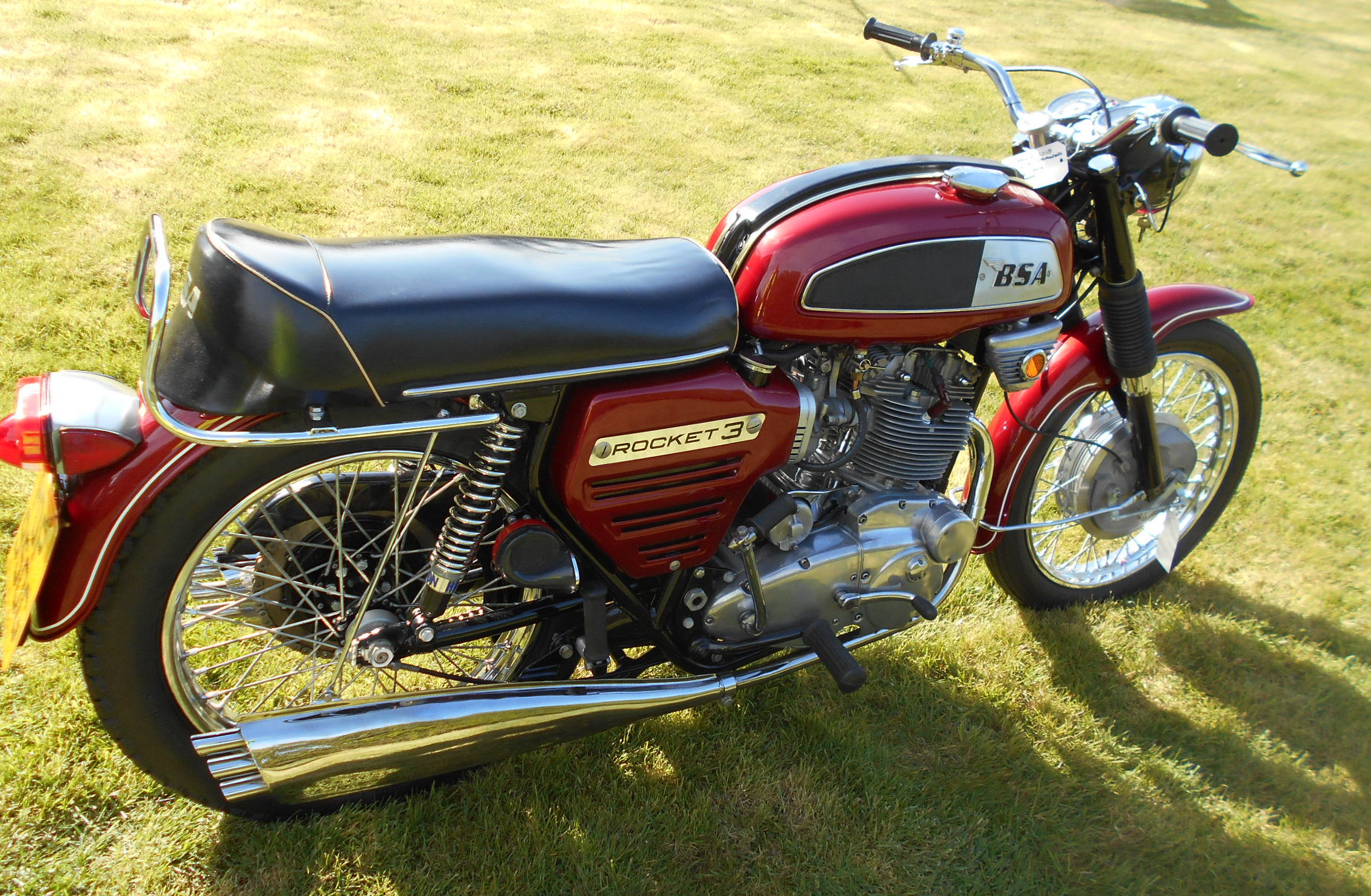 The BSA motorcycle once owned by James Bond actor George Lazenby