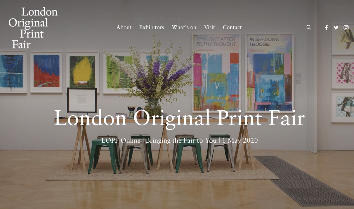 London Original Print Fair website