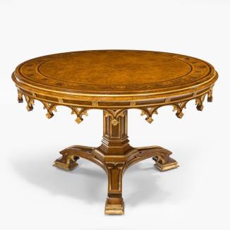 Windsor castle gothic revival table