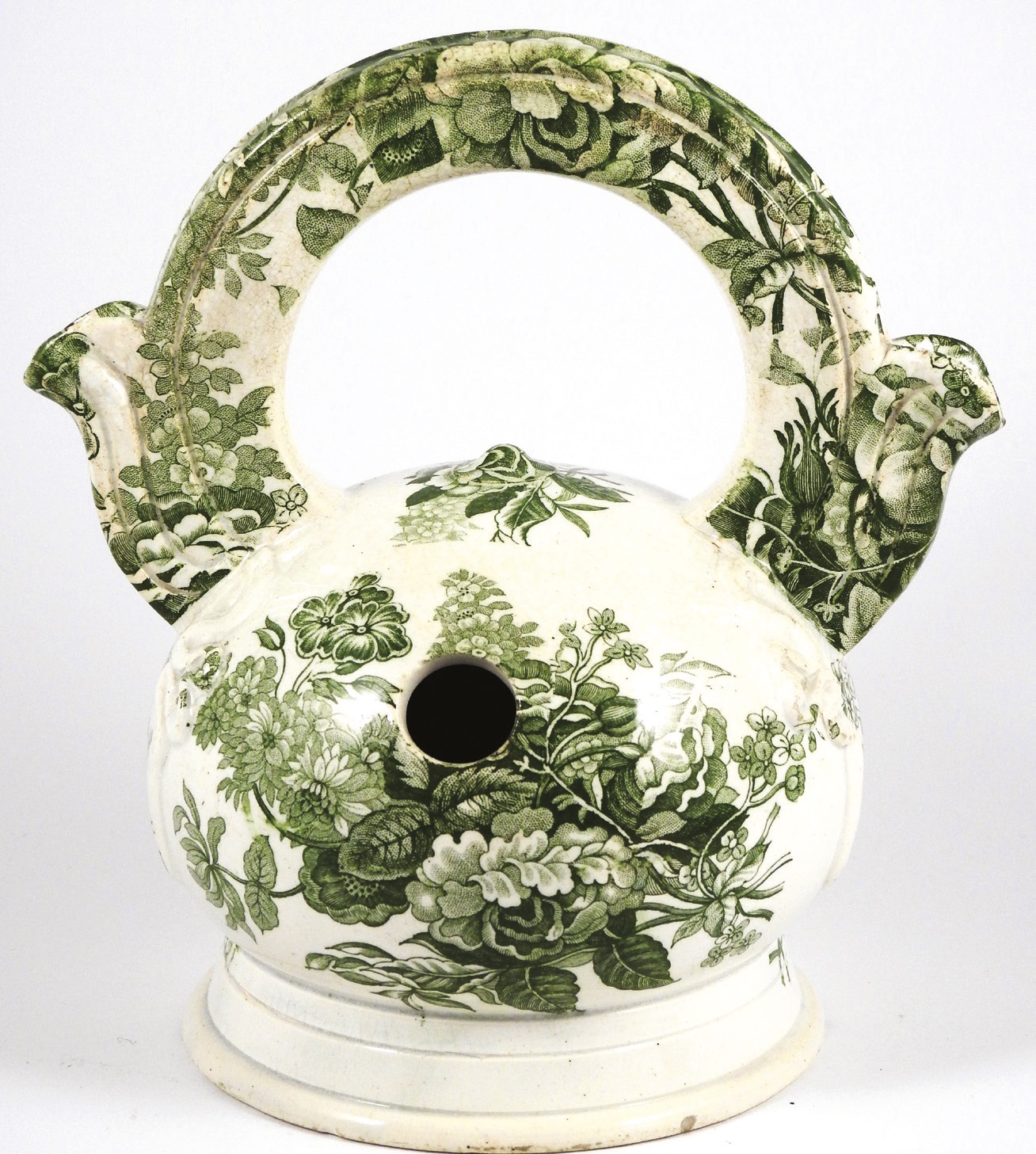 An earthenware lime pot, for making slaked lime, 1833-1847