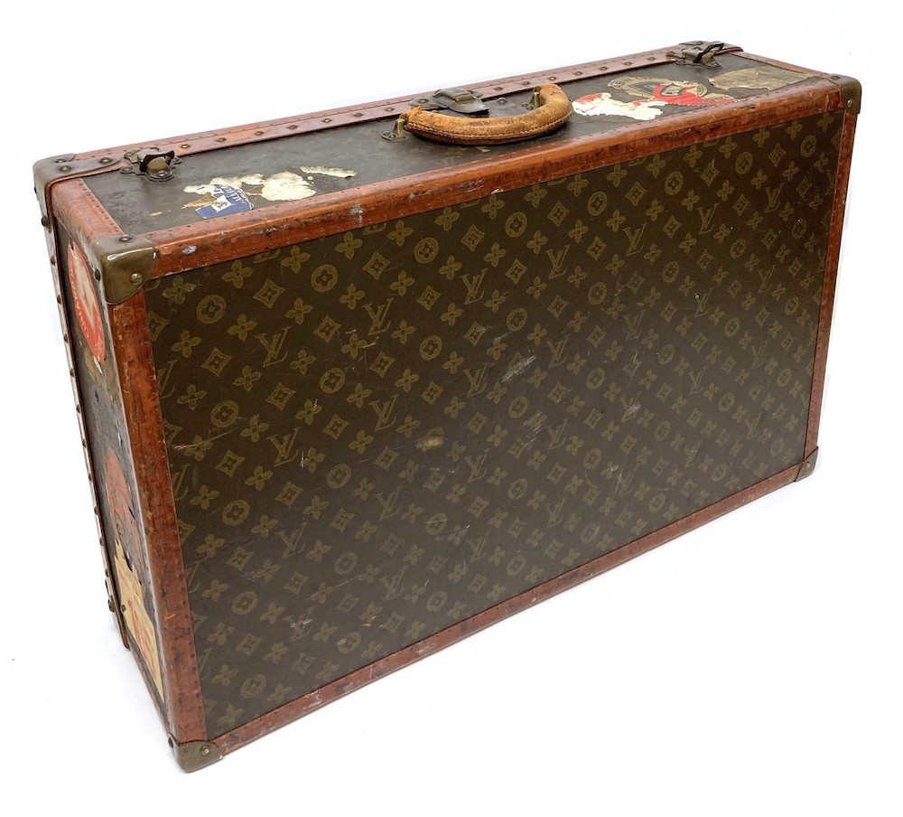 vintage Louis Vuitton suitcase