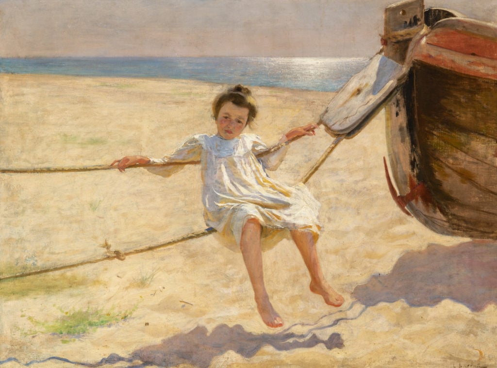 Laureano Barrau (Barcelona 1863 - Santa Eulària des Rius 1957) The Swing, c. 1901