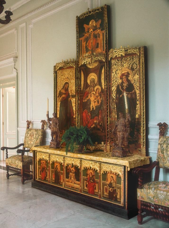 an altar, Spanish school, 16th century