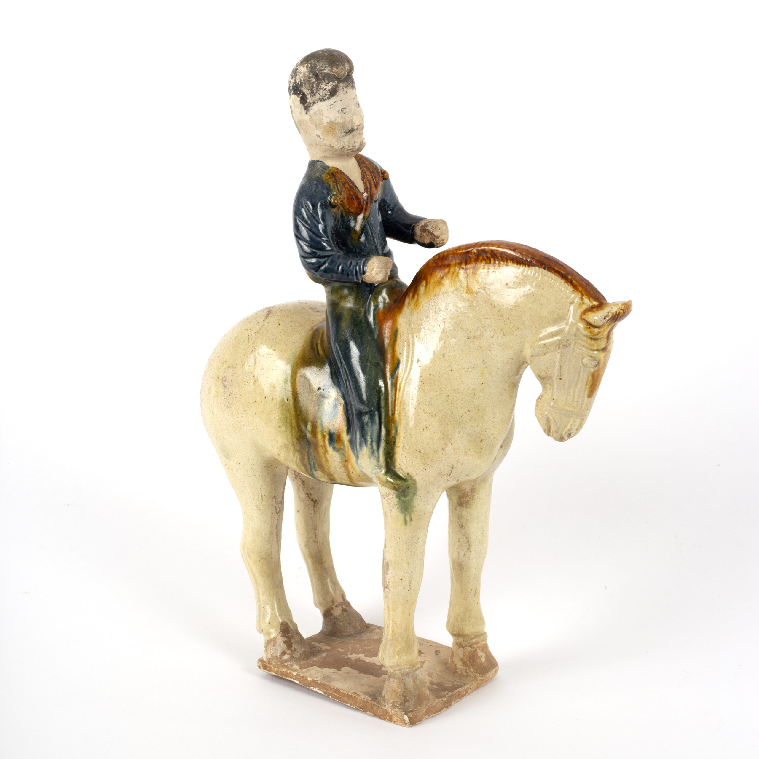 Tang dynasty equestrian figure