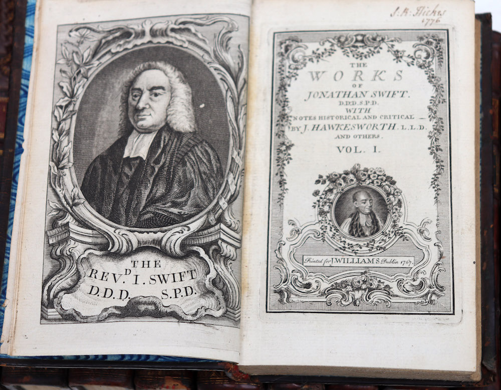 Works of Jonathan Swift published in Dublin in 1767