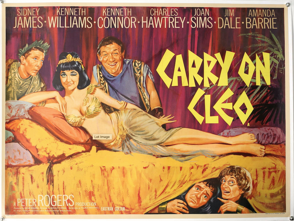 Carry on Cleo vintage film poster