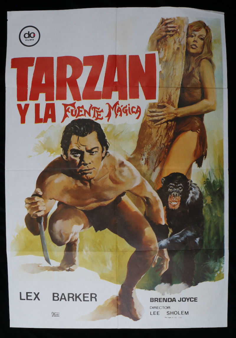Vintage Spanish Tarzan film poster