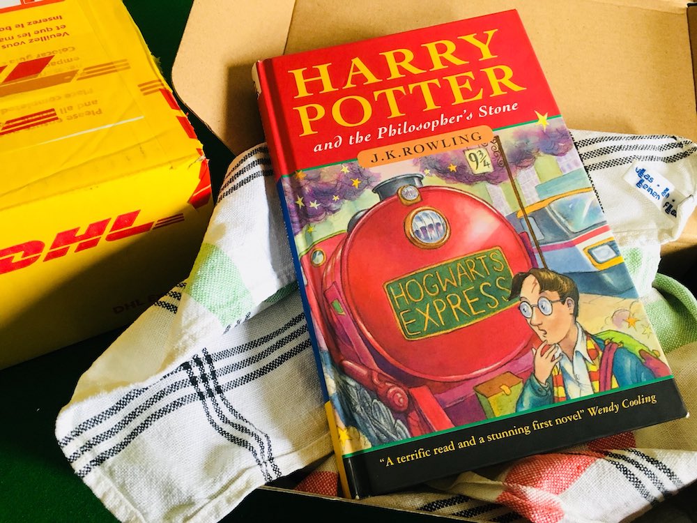 Harry Potter First Edition in tea towel