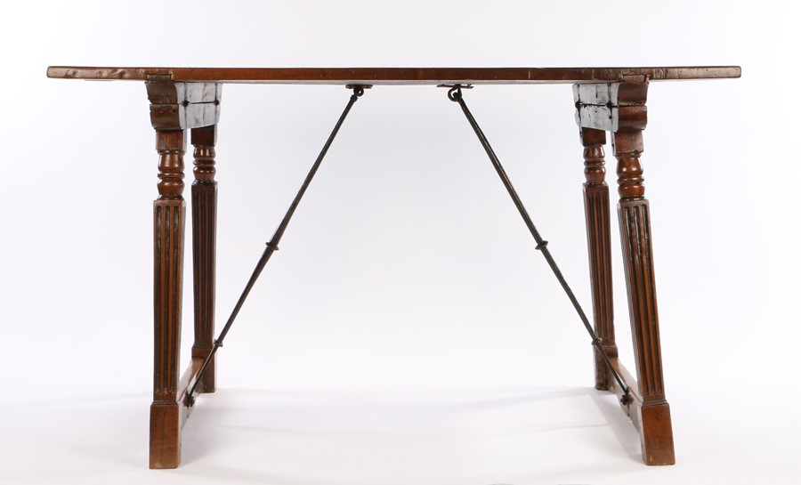 16th Century walnut Spanish table, circa 1580