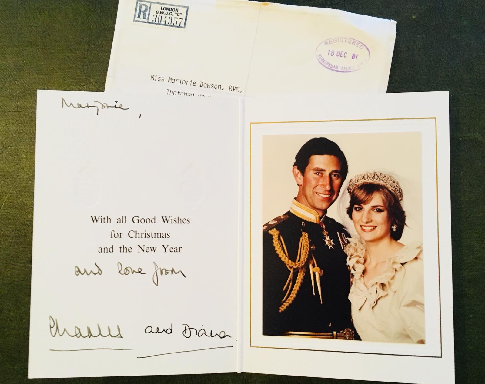 Card from Prince Charles