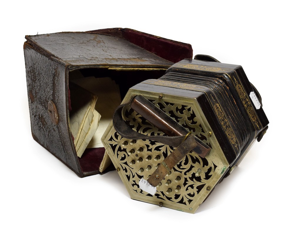 a rare Victorian Jefferies Concertina