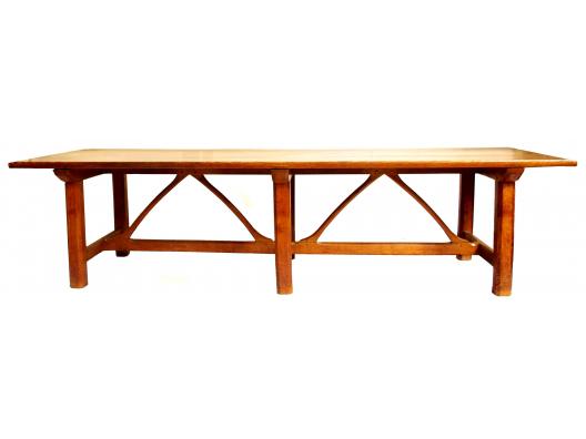 Side of the Ernest Gimson table