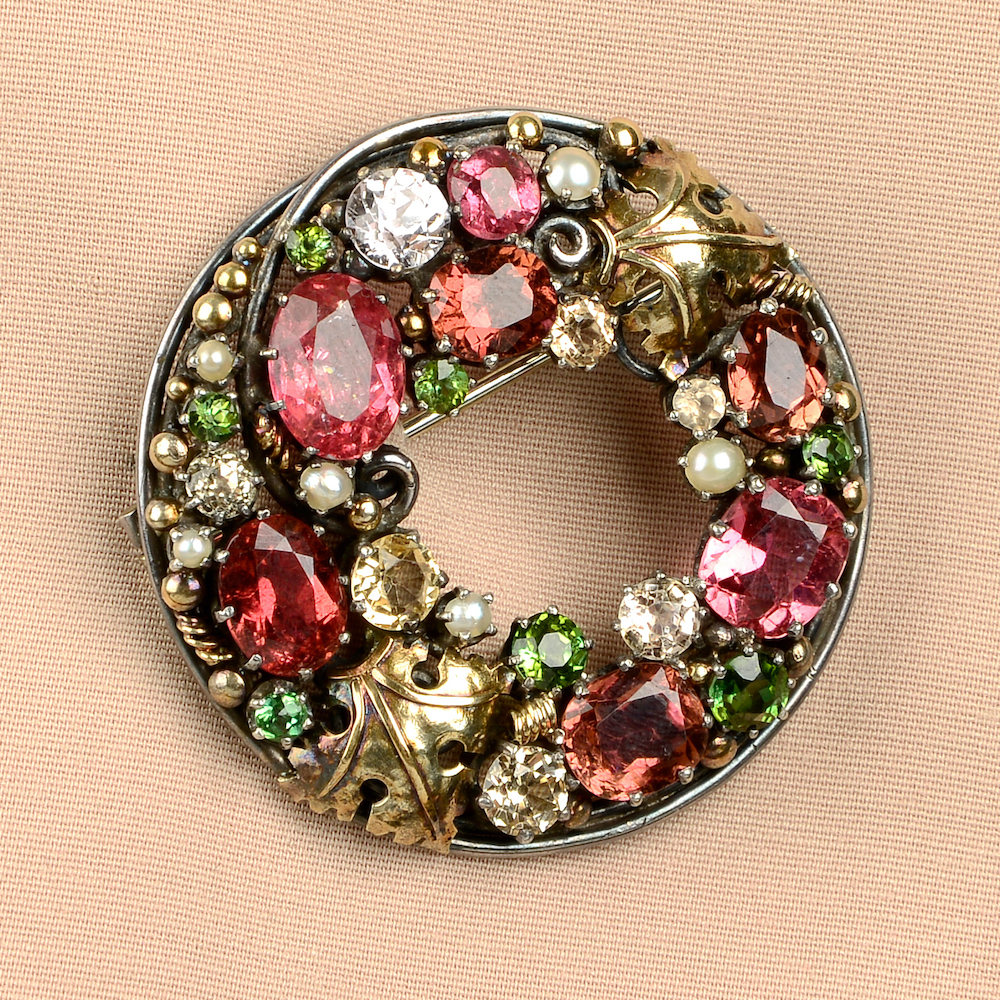 An arts and crafts brooch by Dorrie Nossiter