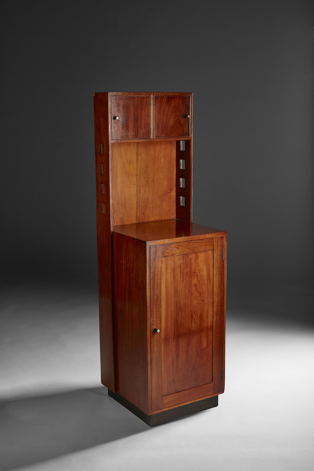 Charles Rennie Mackintosh mahogany bedside cabinet 