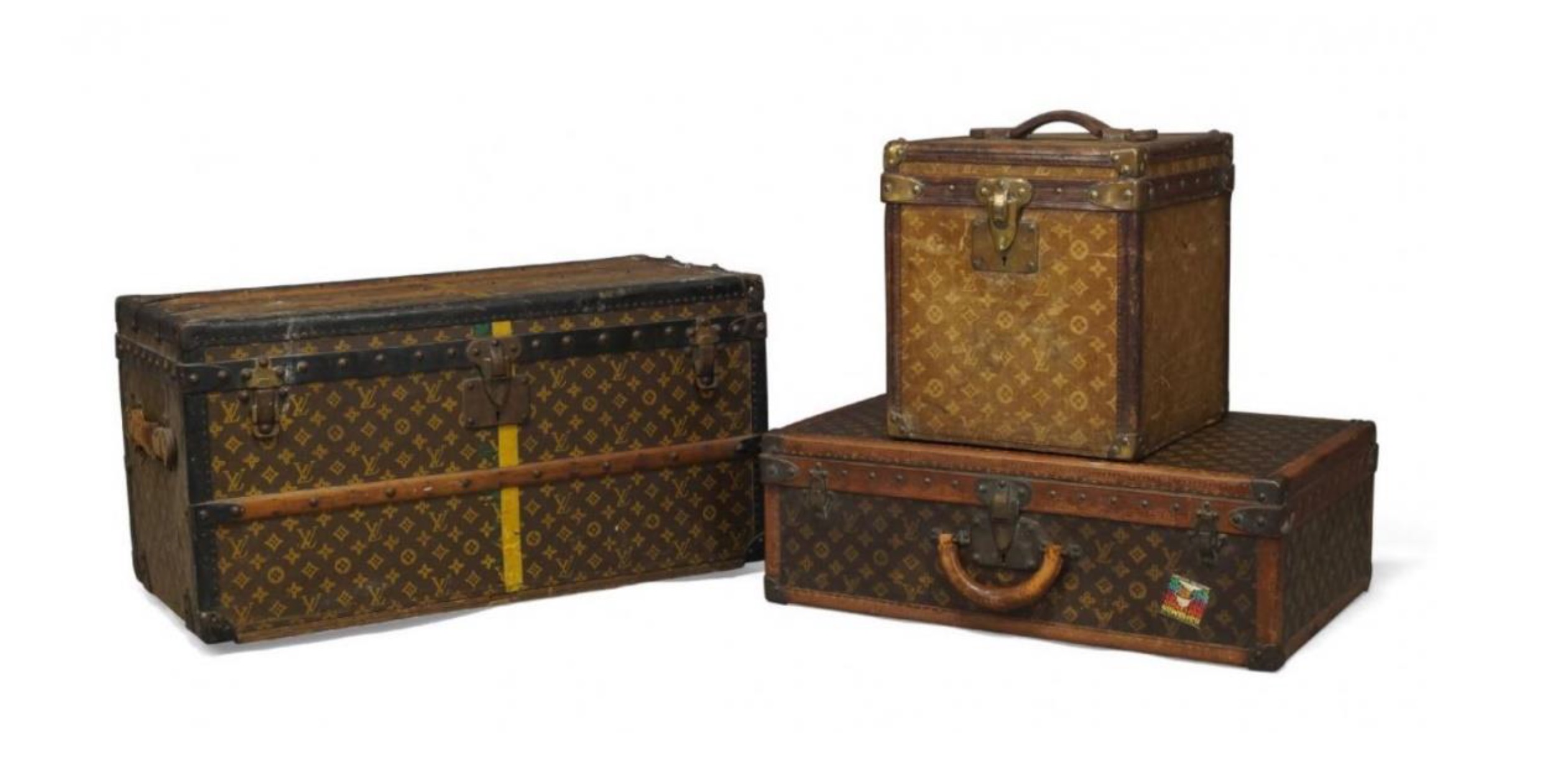 Sold at Auction: Louis Vuitton LV Monogram Canvas Hat Box Luggage