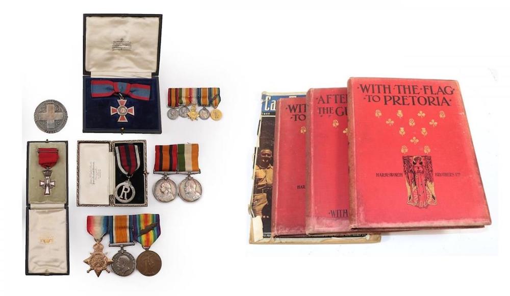 Boer War and First World War group of nursing medals and badges