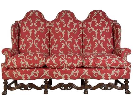 Country house sofa in the Carolean style