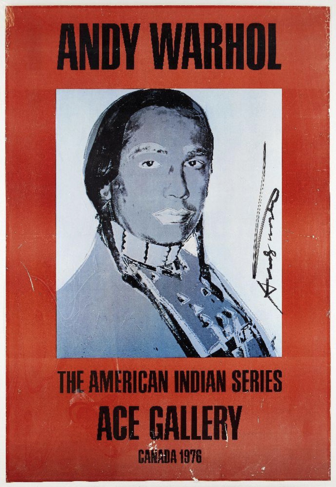 Andy Warhol - The American Indian series (Red)