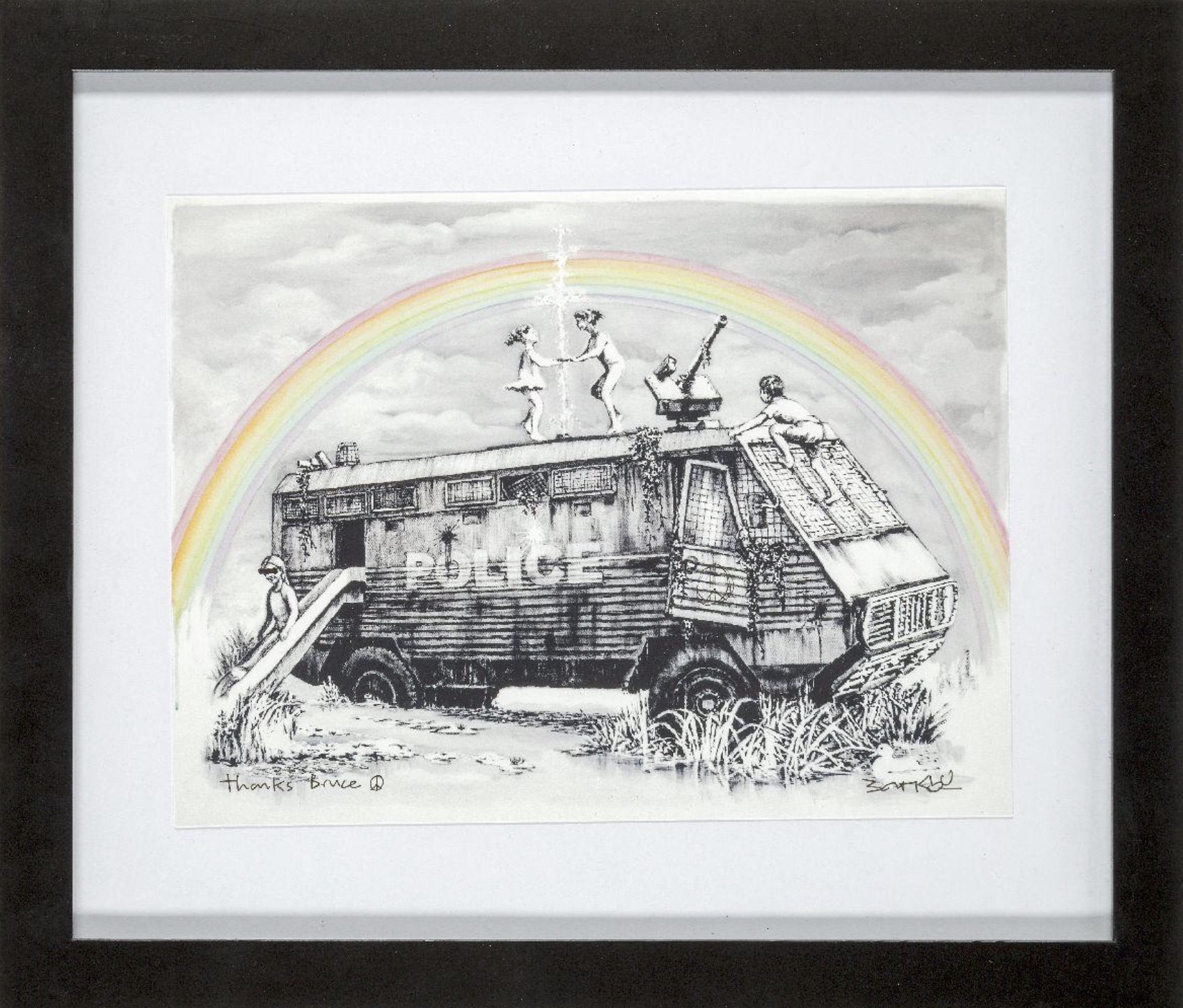 Banksy - Police Riot Van