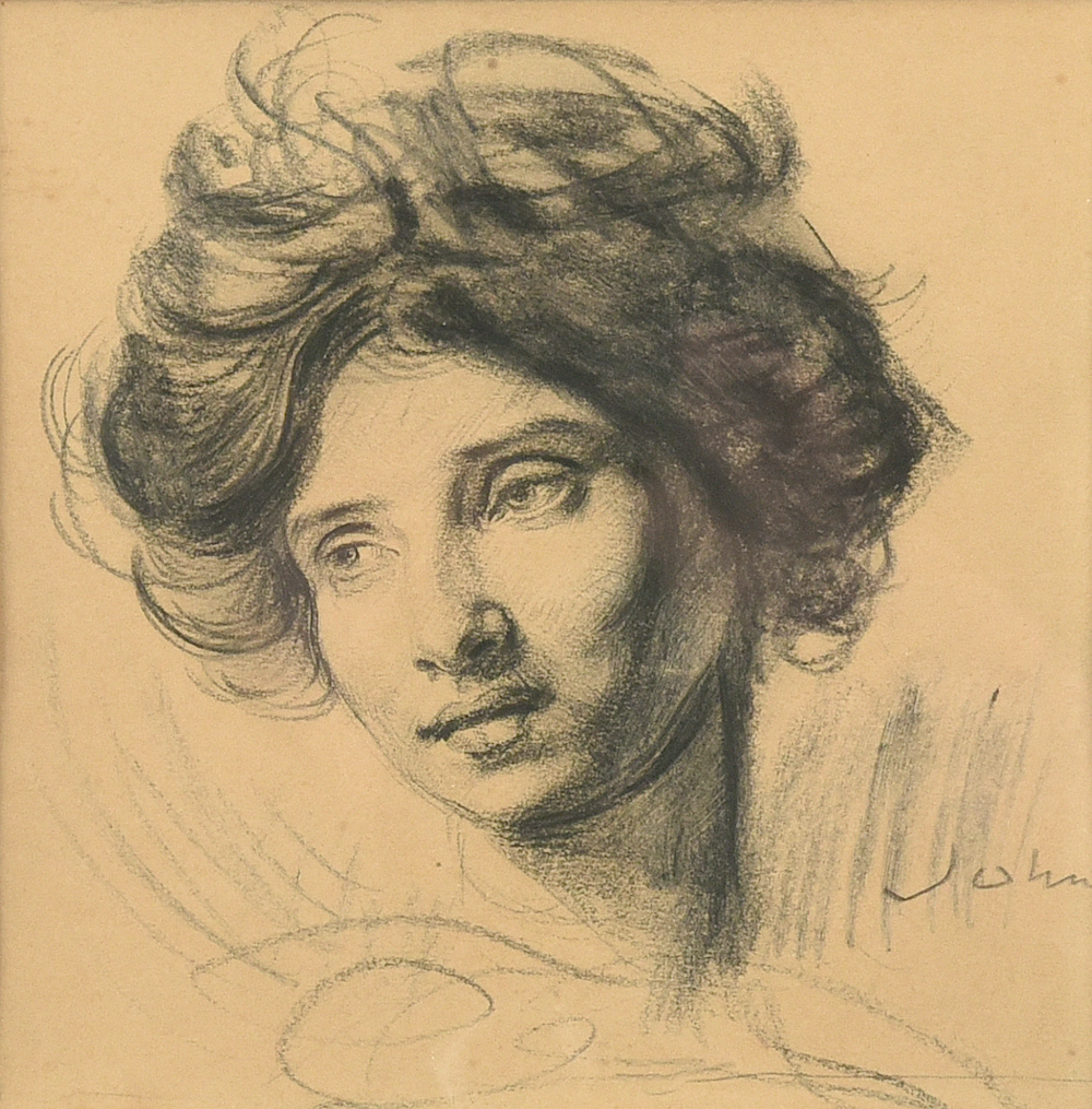 Augustus John Drawing of his mistress Dorothy ‘Dorelia’ McNeill