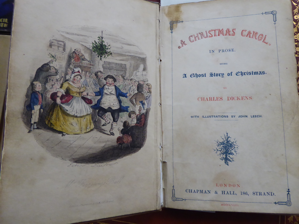 Inside the First Edition of A Christmas Carol by Charles Dickens