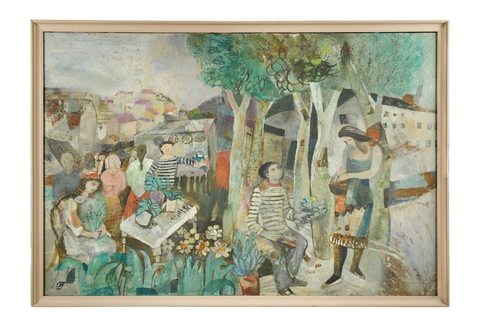 Gwyneth Johnstone - Provencale Market painting