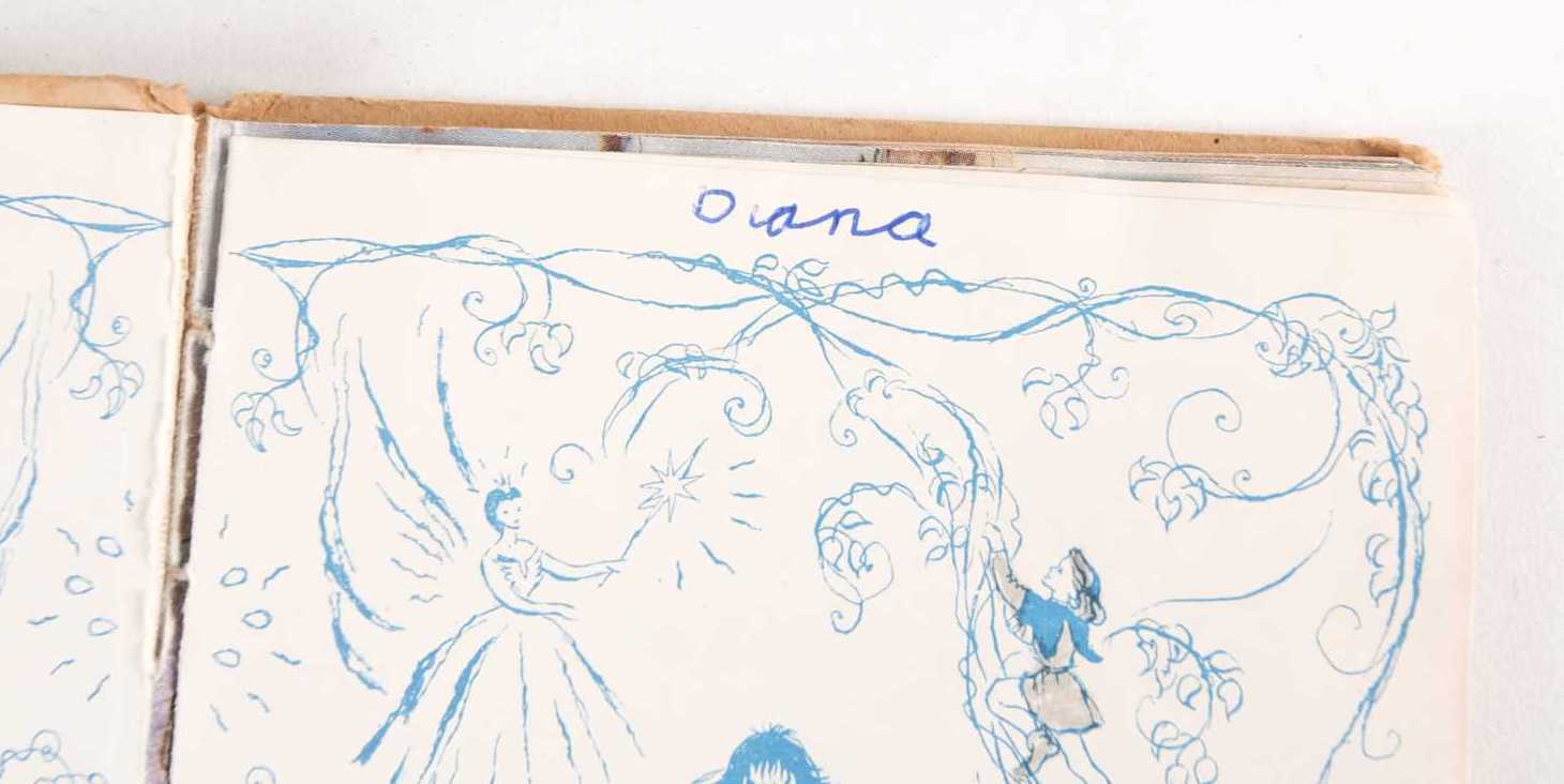 Princess Diana's signature on childhood book