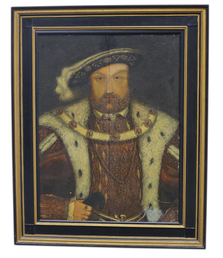 Portrait of King Henry VIII attributed to a follower of Holbein the Younger