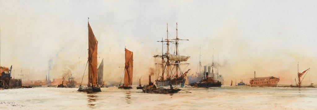 Charles Dixon - Off the Albert Docks