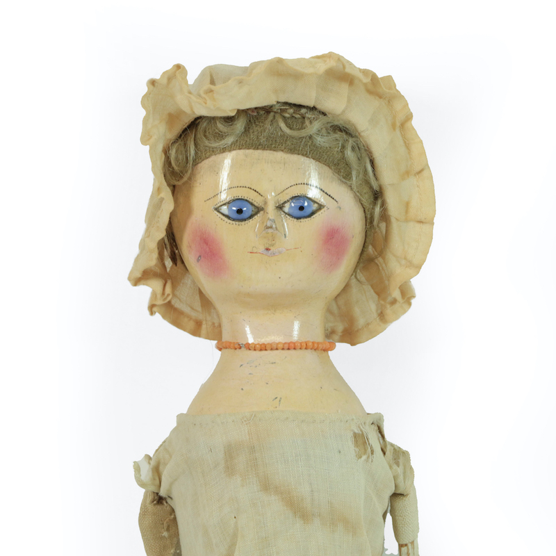 Detail of Queen Anne Type Doll