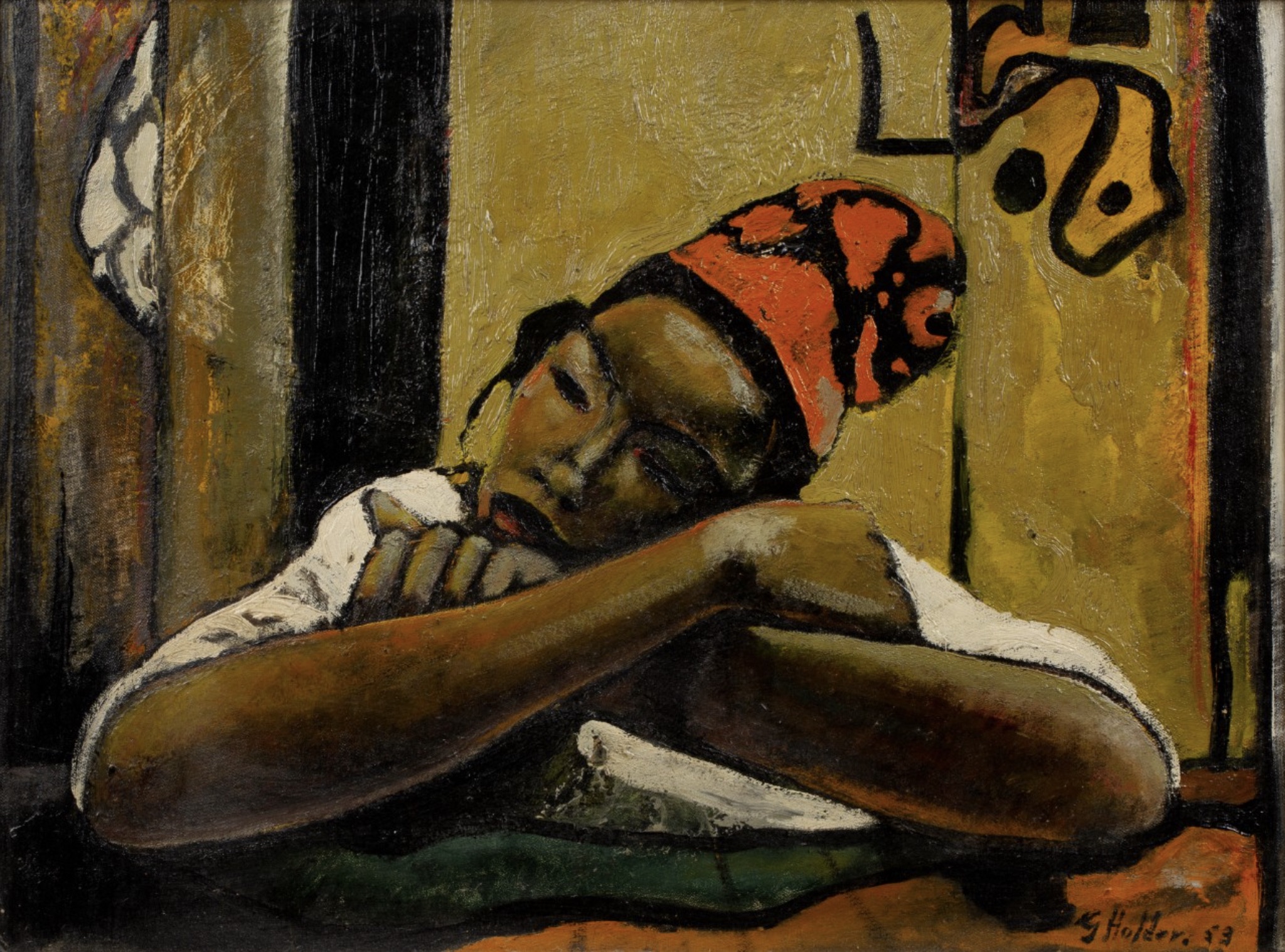 A Sleeping Boy by Geoffrey Holder