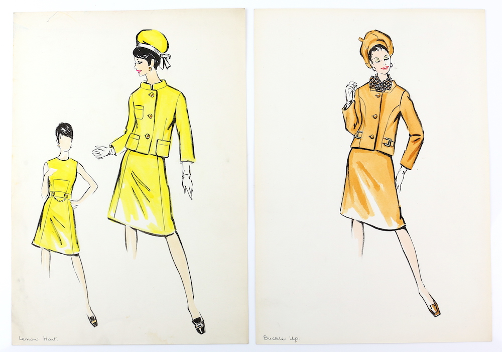 Fashion illustrations from Sir Norman Hartnell