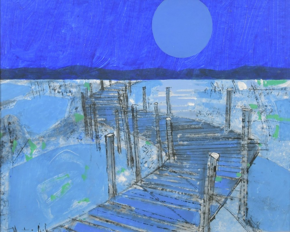 Alistair Michie boardwalk painting