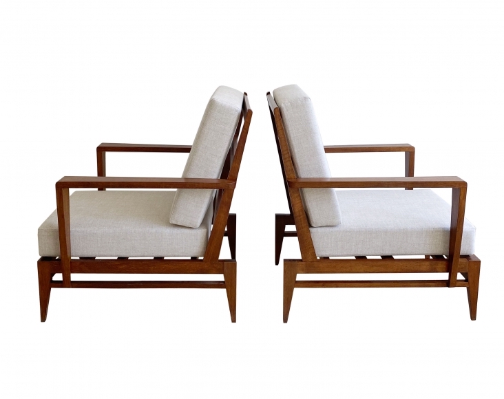 A pair of René Gabriel lounge chairs